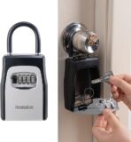 50% OFF HonesaLoc Key Lock Box, Portable Lock Box for House Key, Outsid Large Capacity