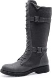 50% OFF CentroPoint Women’s Over The Knee Boot Thigh High Boots Riding Low Heel Strappy Side Zip