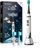 50% OFF ORAL MASTER Sonic Electric Toothbrush for Kids 3+, 5 Modes 3 Intensity Levels