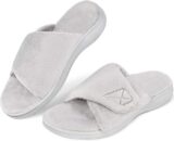 50% OFF Women’s Slippers with Arch Support for Plantar Fasciitis, Womens Slippers with Adjustable