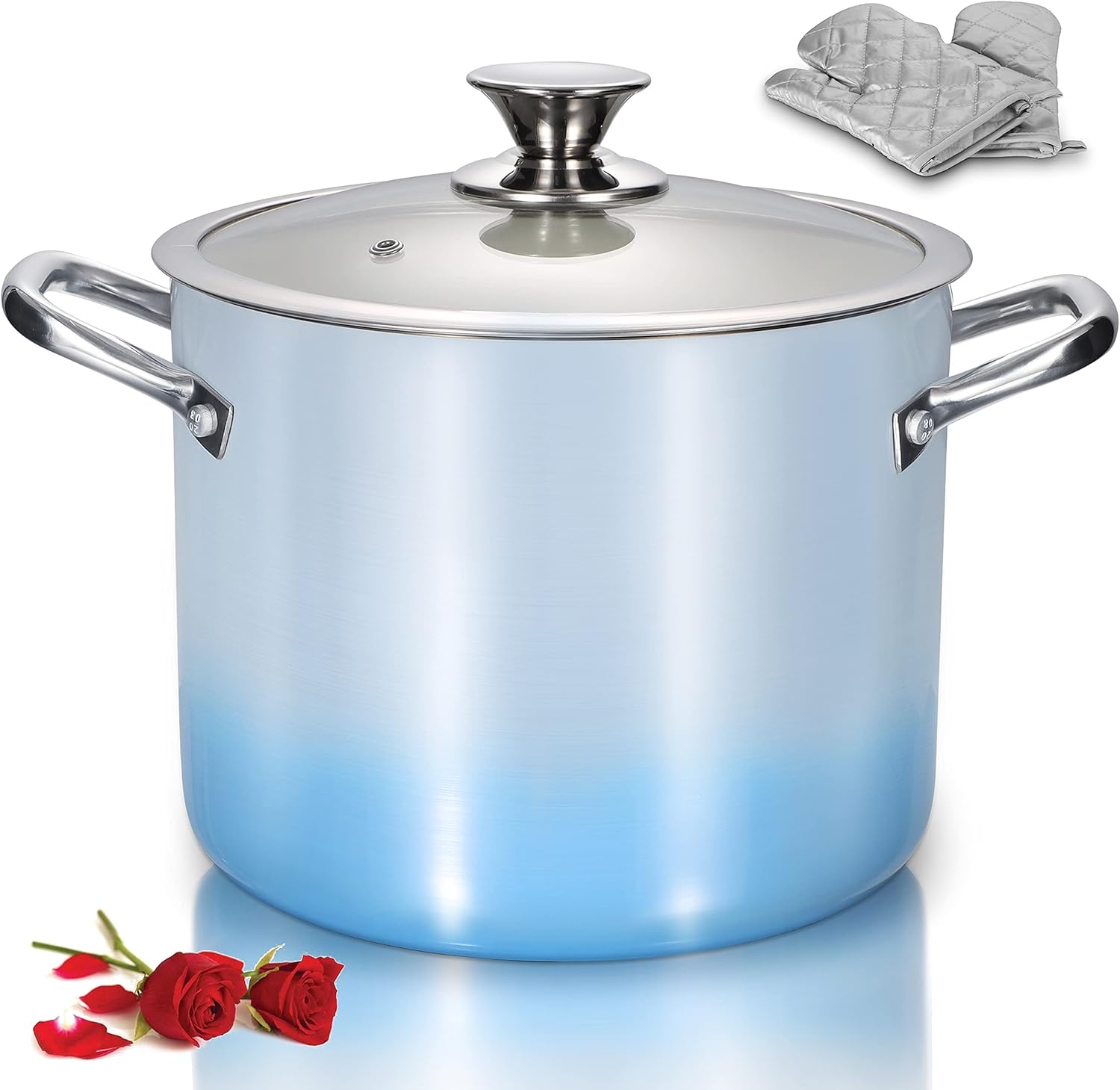 50% OFF FRUITEAM Nonstick Stock Pot 7 Qt Soup Pasta Pot with Lid, 7-Quart Multi Stockpot