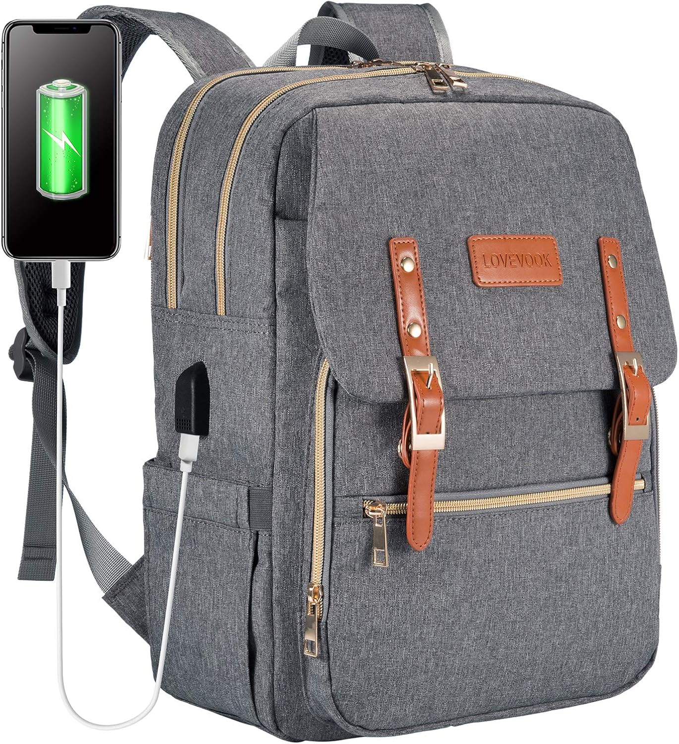 50% OFF Laptop Backpack for Women Men 15.6 Inch,Travel Backpack for Women Fashion,Backpack Purse