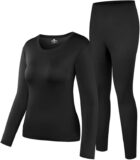 50% OFF HEROBIKER Thermal Underwear Women Ultra-Soft Set Base Layer Top & Bottom Long Johns