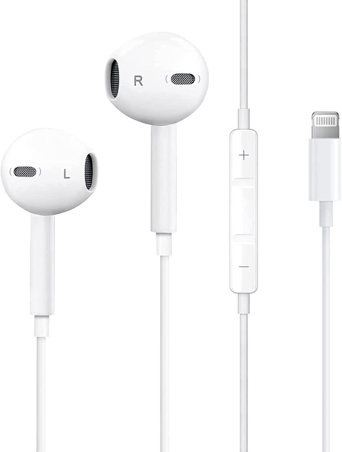 55% OFF iPhone Wired Lightning Headphones[Apple MFi Certified]Earphones with Lightning