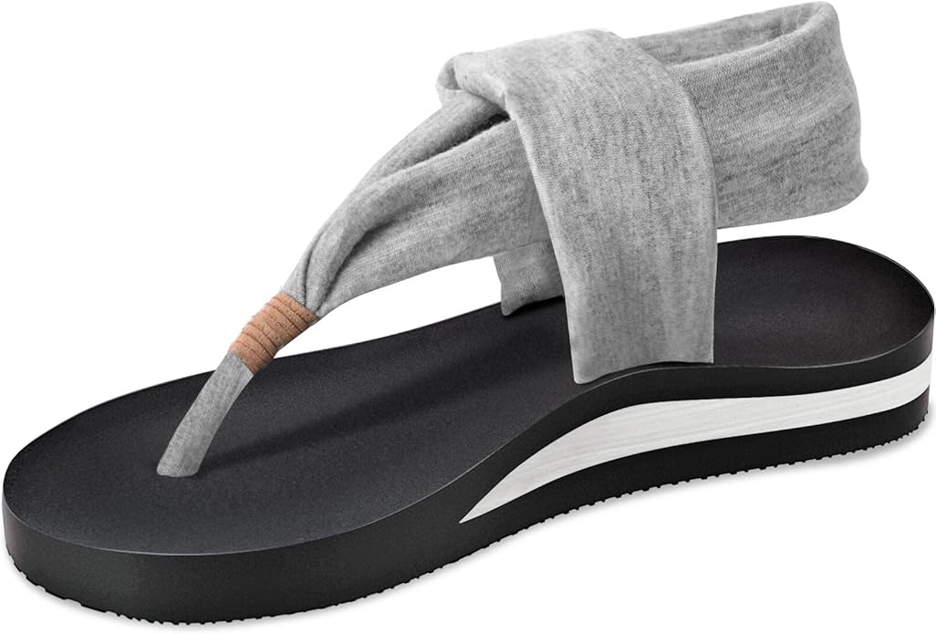 50% OFF Flip Flops for Women with Arch Support, Yoga Sling Sandals for Women Casual Summer Flat Sandals