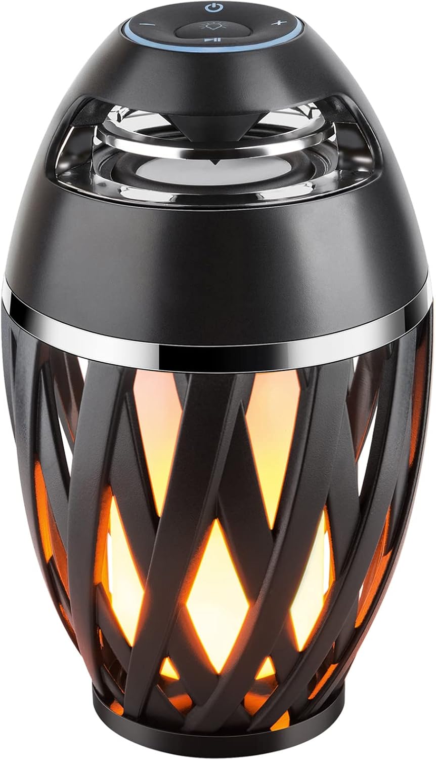 50% OFF Flame Light Speaker, Viiwuu Led Flame Speakers Torch Atmosphere Bluetooth Speakers