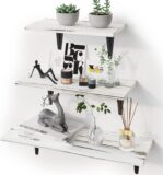 50% OFF BAMEOS Floating Shelves, Rustic Wood Wall Storage Shelves