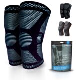 50% OFF 2 Pack Knee Compression Sleeve – Knee Brace for Men & Women