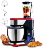 57% OFF P’RICH 4 in 1 Stand Mixer With Juice Blender, 8+P Speed 600w Motor Bread Dough Mixer