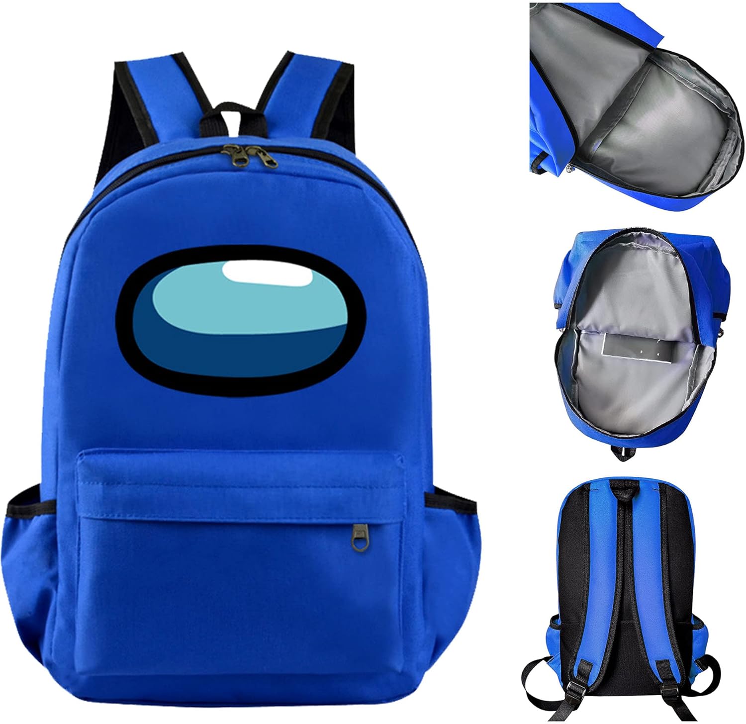 50% OFF Travel Backpack Bookbag Boys Backpack Blue Backpack 17 Inch Laptop Backpack