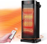 30% OFF Trustech Space Heater – Portable Electric Heater with Remote Ocillating Ceramic Heater