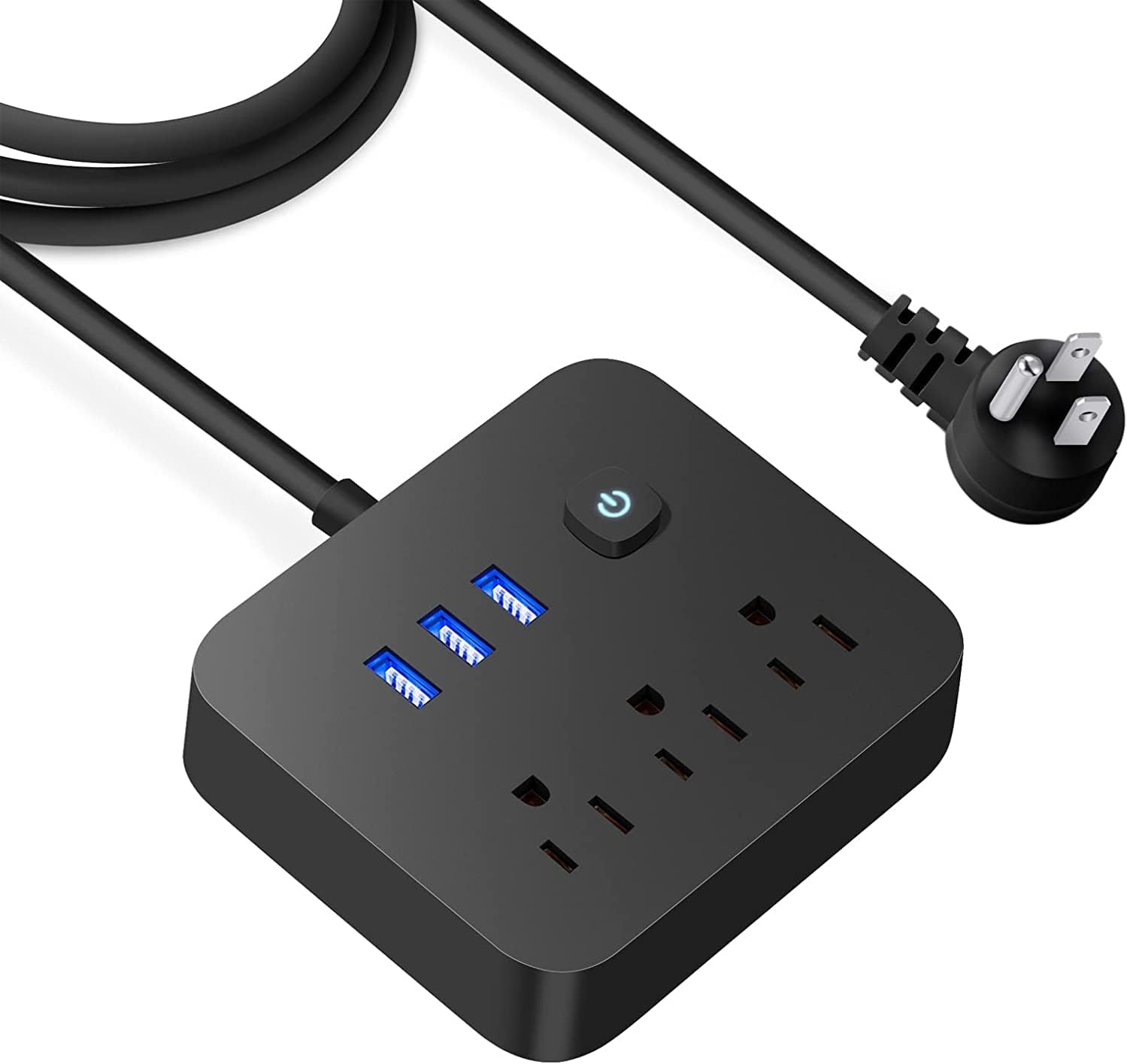 80% OFF Power Strip Surge Protector USB Ports, 3 Outlets Ports Desktop Charging Station