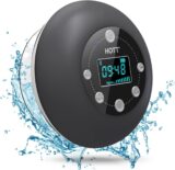 60% OFF HOTT S602 Portable Shower Radio Bluetooth Speaker 5.0, Waterproof Wireless Bathroom Dab Music