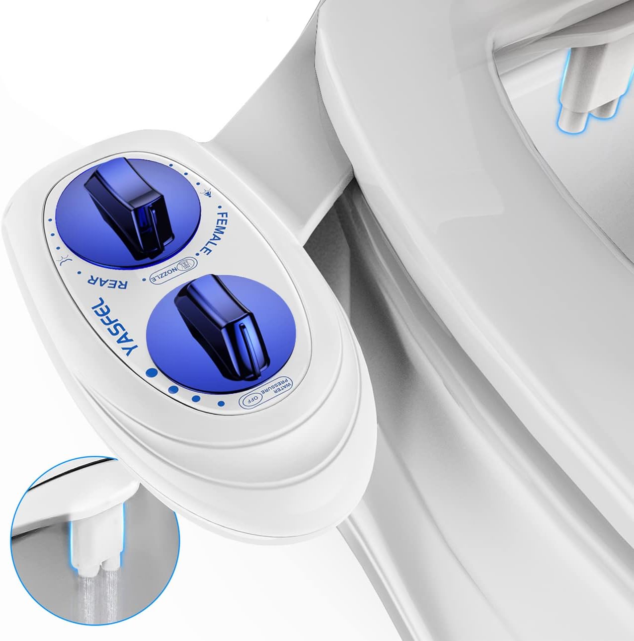 50% OFF YASFEL Bidet, Self-Cleaning Toilet Bidet, for Feminine/Posterior Wash