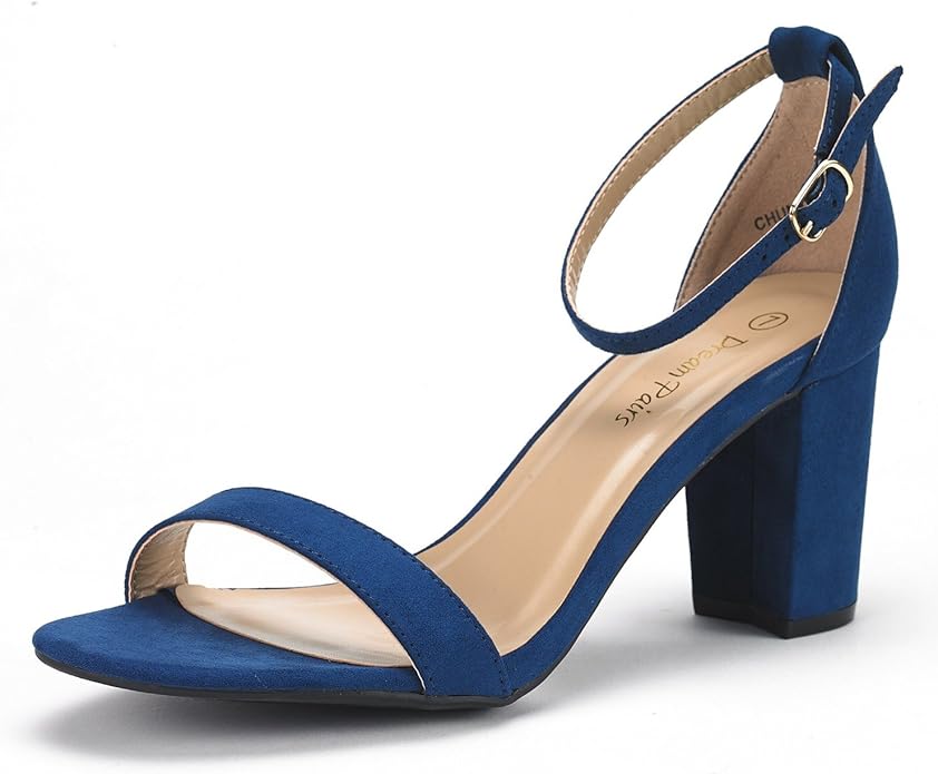 50% OFF DREAM PAIRS Women’s Chunk Low Heel Pump Sandals