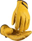 50% OFF toolant Winter Leather Work Gloves, Warm 3M Thinsulate Lining for Cold Weather Work