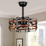 50% OFF Galtlap Rustic Ceiling Fans with Lights, Farmhouse Flush Mount Ceiling Fan Remote Control
