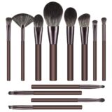 50% OFF Makeup Brushes Set – 12Pcs Makeup Brushes Premium Synthetic Bristles Foundation Powder