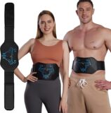 75% OFF AILSWORTH Electronic Muscle Stimulator – Ab Machine, ABS Stimulator Abdominal Toning Belt for Men and Women
