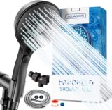 50% OFF High Pressure Handheld Shower Head 11 Spray Settings, 4.85 inch Pause Switch Water Saving Shower Head