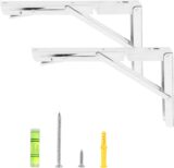 65% OFF YOC Folding Shelf Brackets 12 Inches, Folding Table Hinge, Stainless Steel
