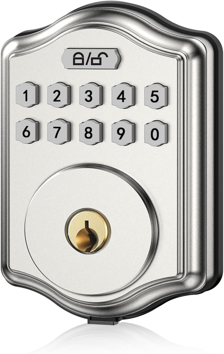 45% OFF Guarder Keyless Entry Door Lock, Smart Deadbolt with Keypad Code/Key