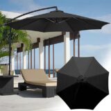 90% OFF Hanging Market Patio Umbrella, Outdoor Courtyard Umbrella, Firm Beach Sun Umbrella Replacement Cloth