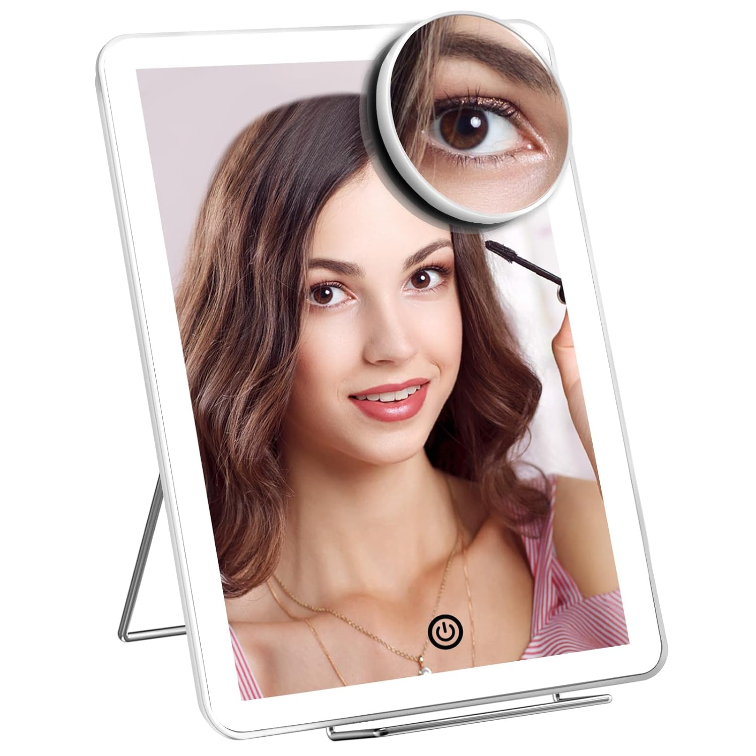50% OFF  FASCINATE Lighted Makeup Mirror with 3 Colors Lighting and 10X Magnification Mirror