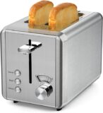 80% OFF whall Toaster 2 slice Stainless Steel Toasters with Bagel, Cancel, Defrost Function