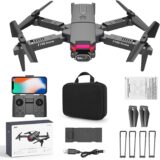 80% OFF Drone with Camera 4k for Adults 90° Adjustable Dual Lens Mini Foldable Drones Quadcopter