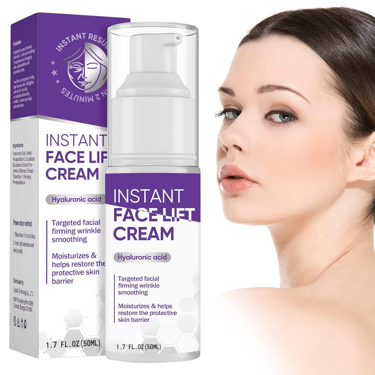 60% OFF MOSKILA Instant Face Lift Cream, Face Moisturizer for Anti-Aging & Skin Tightening