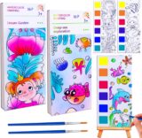 50%OFF JUNQIU 2 Pack Paint With Water Books for Kids Ages 4-8,