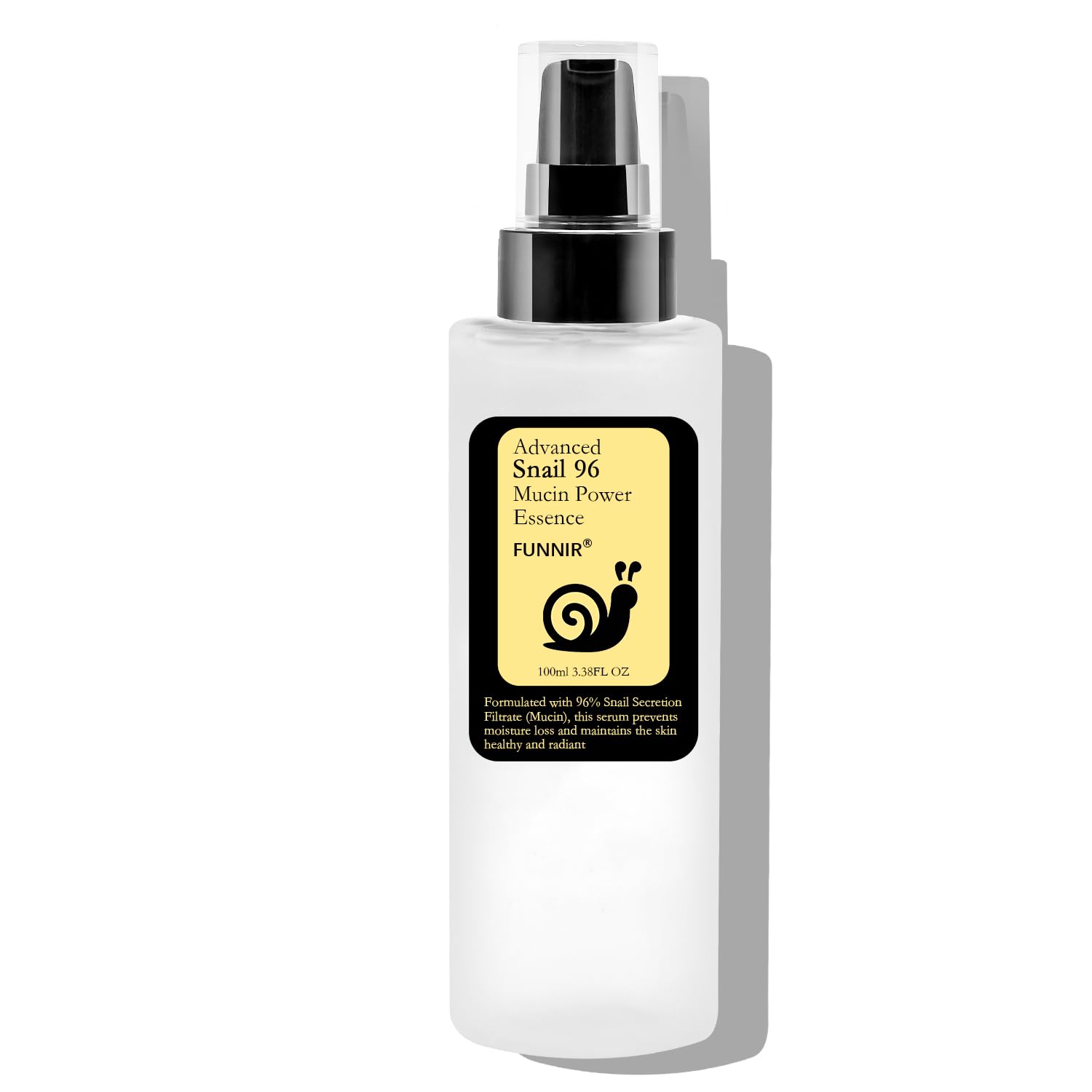 50%OFF Snail Mucin 96% Essence 100ml, Hydrating Serum for Face with Snail Secretion Filtrate for Dull Skin