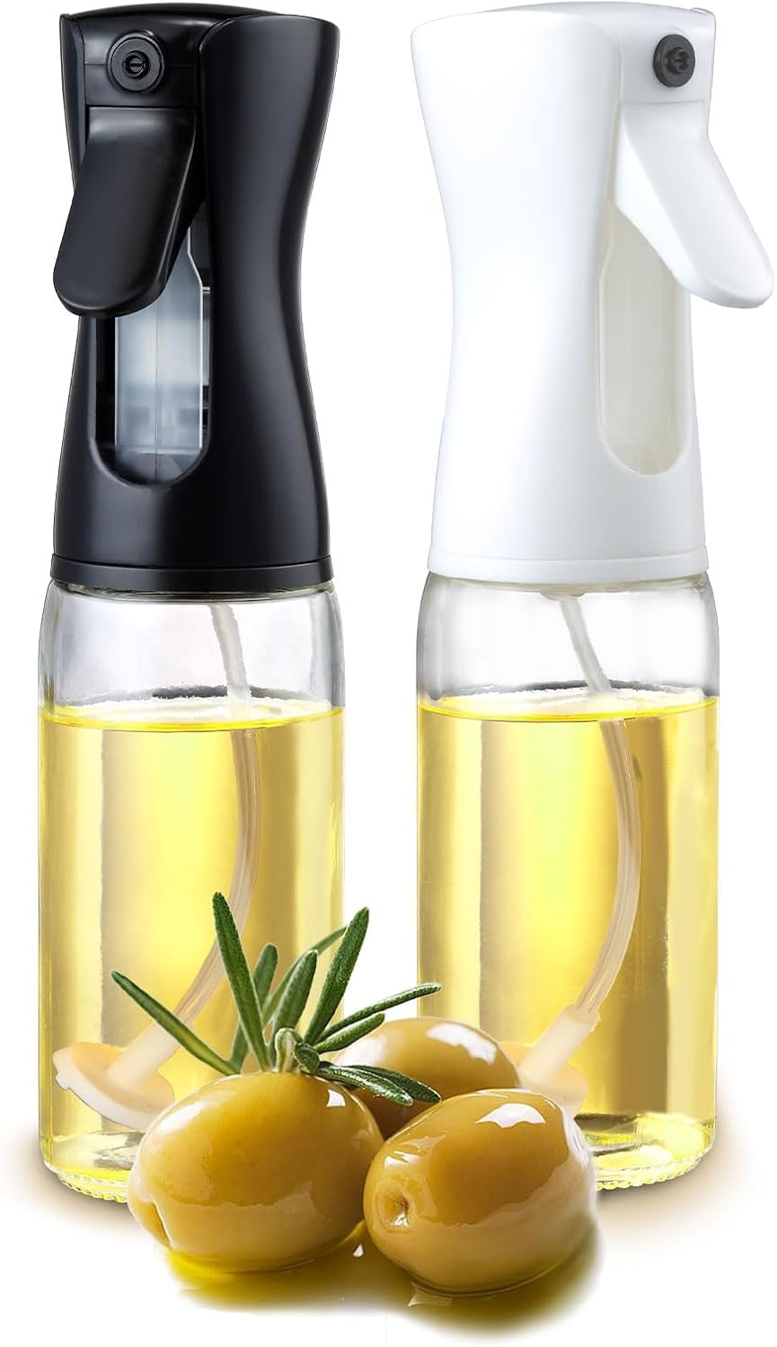 50%OFF Bestdin Oil Sprayers, 2 Pack Olive Oil Sprayer, 250ml Olive Oil Spray Bottle for Air Fryer