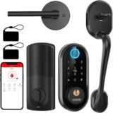 50%OFF Smart Front Door Lock Set: SMONET Keyless Entry Door Lock Deadbolt with Handle Set