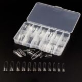 50%OFF Coffin Nails Long Fake Nails – LRHINETAR Clear Professional Nail Tips