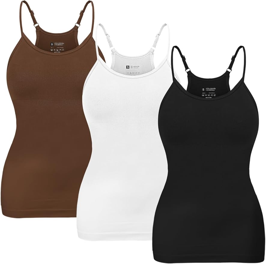 50%OFF EUYZOU Womens Tummy Control Shapewear Tank Tops Seamless Racerback Compression Tops Slimming Body Shaper Camisole