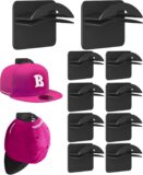 50% 2-in-1 Hat Hooks (10PCS), No Drilling Hat Holder, Strong Adhesive Hat Rack for Wall Use
