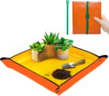 50%OFF Plant Repotting Mat 26.8″ X 26.8″,Square Succulent Gardening Mat Waterproof Transplanting Mat for Indoor