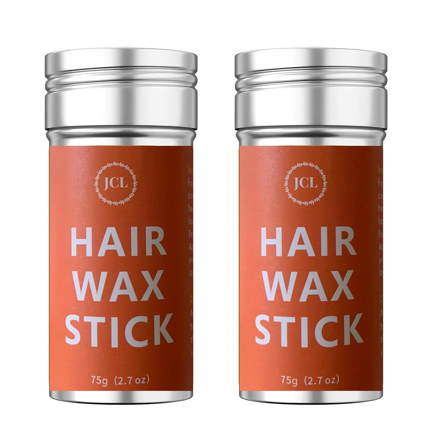 50%OFF JCL Hair Wax Stick, 2PCS Non-Greasy Pomade Stick for Slick Back