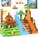25%OFF 100pcs Magnetic Blocks – Build Mine Magnet World Game Adventure Set STEM Building Toys for Kids 3+ Years Old